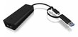 IcyBox IB-LAN100-C3 USB TYPE-C -kaapeli lähiverkkoihin hinta ja tiedot | Adapterit | hobbyhall.fi