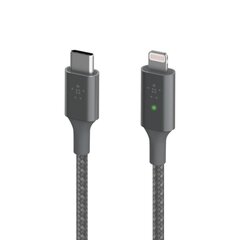 Belkin USB-C-kaapeli on vaaleanharmaa hinta ja tiedot | Kaapelit ja adapterit | hobbyhall.fi