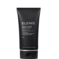 Syväpuhdistava kasvohuuhtelu miehille Elemis Deep Cleanse Facial Wash, 150 ml hinta ja tiedot | Kasvojen puhdistusaineet | hobbyhall.fi