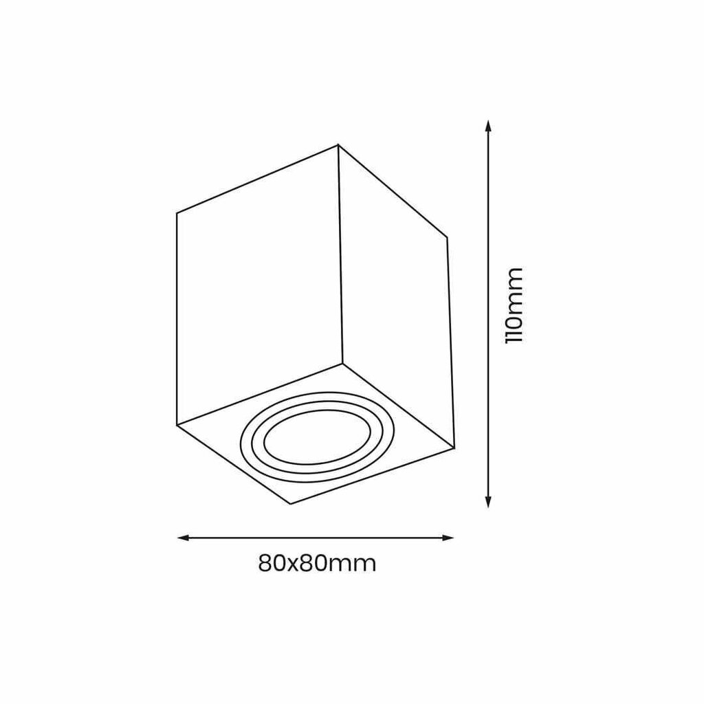 Milagro kattovalaisin Bima Ring Square White hinta ja tiedot | Kattovalaisimet | hobbyhall.fi