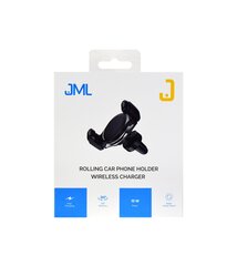 JML CH-108 Air Vent -autoteline ja langaton lataus 10 W musta hinta ja tiedot | Puhelintelineet | hobbyhall.fi