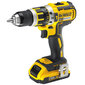 DeWalt Iskuakkuporakone DCD795D2, harjaton, 18V / 2.0Ah, hinta ja tiedot | Akkuporakoneet ja ruuvinvääntimet | hobbyhall.fi