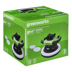 Kiillotuskone Greenworks, 24V G24BU10 - 3502107 hinta ja tiedot | Greenworks Työkalut | hobbyhall.fi