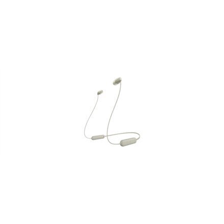 Sony WI-C100 In-Ear Beige hinta ja tiedot | Kuulokkeet | hobbyhall.fi