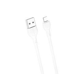 XO cable NB200 USB - Lightning 1,0m 2.4A white hinta ja tiedot | Puhelinkaapelit | hobbyhall.fi