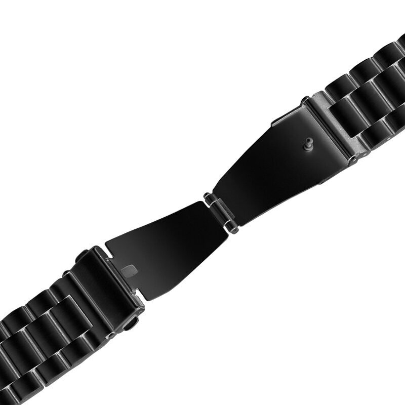 Ranneke Puro Metal, Galaxy Watch 4/Watch 4 klassinen, musta hinta ja tiedot | Älykellojen ja aktiivisuusrannekkeiden lisätarvikkeet | hobbyhall.fi