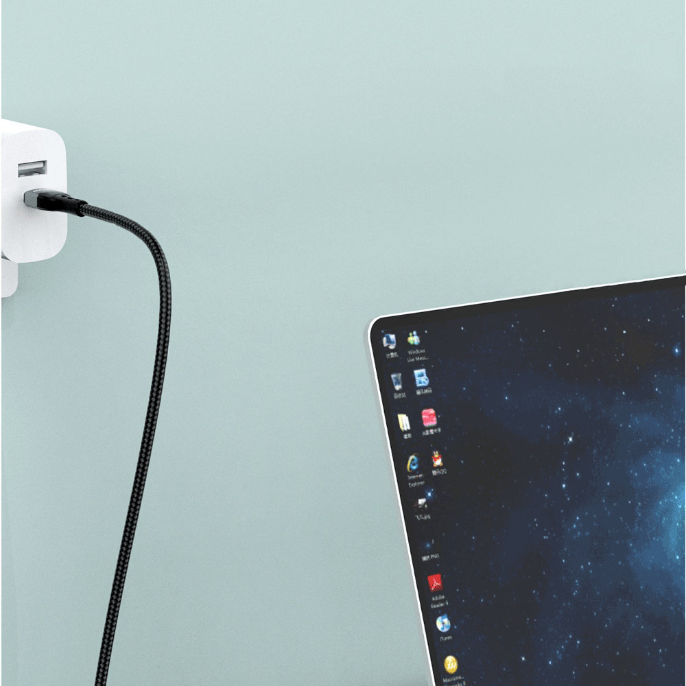 Dudao kaapeli, USB Type C - USB Type C pikalataus PD 100W, 1 m hinta ja tiedot | Puhelinkaapelit | hobbyhall.fi