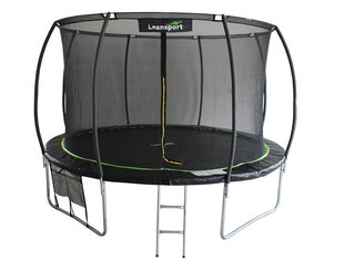 Lean Sport Max trampoliini 366 cm, musta/vihreä hinta ja tiedot | Trampoliinit | hobbyhall.fi