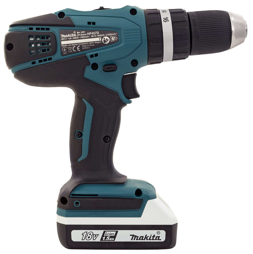 Makita HP457DWE, 18V hinta ja tiedot | Akkuporakoneet ja ruuvinvääntimet | hobbyhall.fi