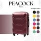 Pieni matkalaukku Wings Peacock XS, tummanpunainen hinta ja tiedot | Matkalaukut ja -kassit | hobbyhall.fi