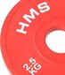 Olympiapaino HMS CBRS25, 2 x 2,5 kg. hinta ja tiedot | Käsipainot, kahvakuulat ja voimaharjoittelu | hobbyhall.fi