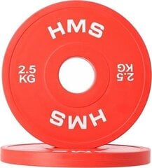 Olympiapaino HMS CBRS25, 2 x 2,5 kg. hinta ja tiedot | Käsipainot, kahvakuulat ja voimaharjoittelu | hobbyhall.fi