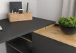 Työpöytä Austin 2974, ruskea/tummanharmaa hinta ja tiedot | Tietokonepöydät ja työpöydät | hobbyhall.fi