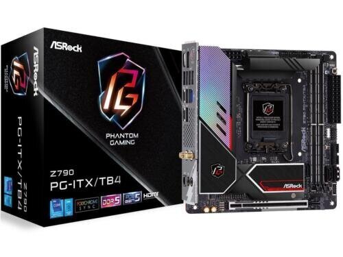 ASRock Z790 PG-ITX/TB4, Mini ITX, LGA1700, DDR5, WiFi hinta ja tiedot | Emolevyt | hobbyhall.fi