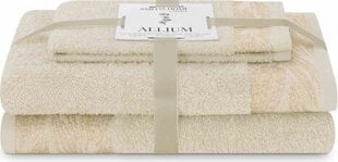 Ameliahome Pyyhesetti BEIGE 30x50+50x90+70x130 hinta ja tiedot | Pyyhkeet | hobbyhall.fi