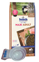 Bosch Petfood Adult Maxi (High Premium) 15 kg lapiolla hinta ja tiedot | Koiran kuivaruoka | hobbyhall.fi