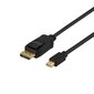 DELTACO DELTACO DisplayPort kabel - 2 m hinta ja tiedot | Kaapelit ja adapterit | hobbyhall.fi