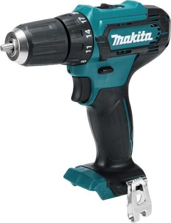 Makita DF333DZ akkuporakone, 12V MAX, 30/14 Nm (ilman akkua ja laturia) hinta ja tiedot | Akkuporakoneet ja ruuvinvääntimet | hobbyhall.fi