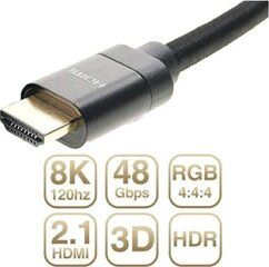 HDMI-kaapeli 3m hinta ja tiedot | Kaapelit ja adapterit | hobbyhall.fi