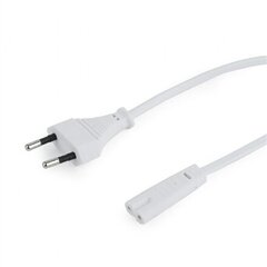 Gembird PC-184/2-W, 2-pin Europlug, 1.8 m hinta ja tiedot | Kaapelit ja adapterit | hobbyhall.fi