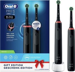 Oral-B Pro 3900 Black Edition hinta ja tiedot | Sähköhammasharjat | hobbyhall.fi