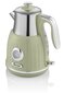 Swan SK31040GN electric kettle 1.5 L Green 3000 W hinta ja tiedot | Vedenkeittimet | hobbyhall.fi