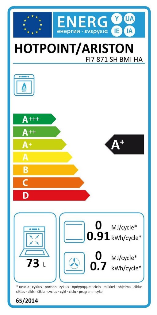 Hotpoint-Ariston FI7 871 SH BMI hinta ja tiedot | Erillisuunit | hobbyhall.fi