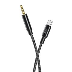 XO cable audio NB-R211B USB-C - jack 3,5mm 1,0 m black hinta ja tiedot | XO Kodinkoneet ja kodinelektroniikka | hobbyhall.fi