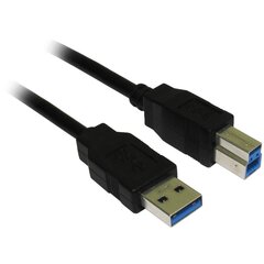 Akyga-kaapeli USB AK-USB-09 USB A (m) / USB B (m) ver. 3.0 1.8m hinta ja tiedot | Akyga Kodinkoneet ja kodinelektroniikka | hobbyhall.fi