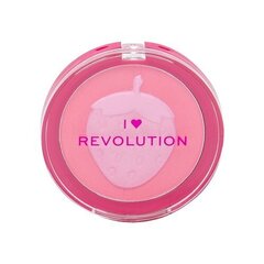 Makeup Revolution I Heart Revolution Fruity Blusher poskipuna 9 g, Strawberry hinta ja tiedot | Aurinkopuuterit ja poskipunat | hobbyhall.fi