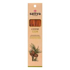 Suitsuketikut Cedar Sattva Ayurveda, 15 kpl hinta ja tiedot | Huonetuoksut | hobbyhall.fi