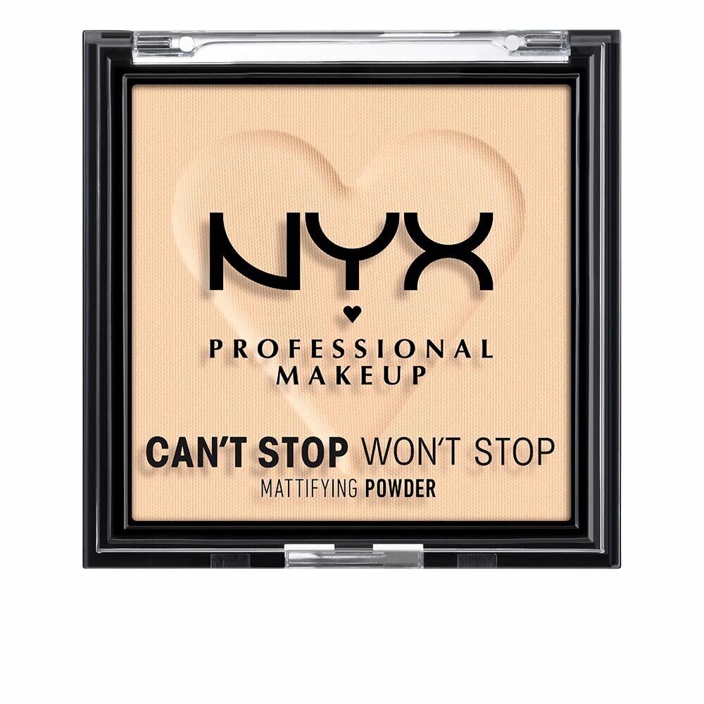 Puuteri NYX Can't Stop Won't Stop Light, 6 g hinta ja tiedot | Meikkivoiteet ja puuterit | hobbyhall.fi