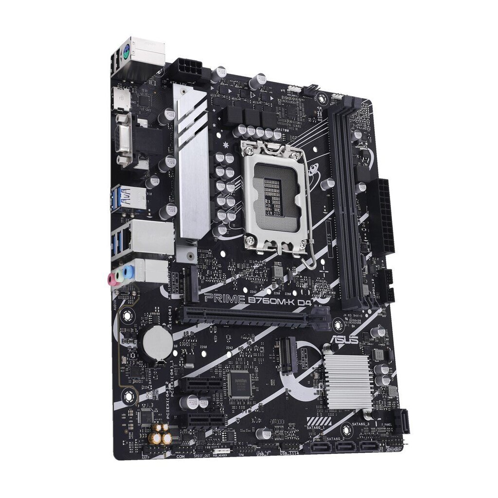 Asus, PRIME B760M-K D4, Micro ATX, LGA1700, DDR4 hinta ja tiedot | Emolevyt | hobbyhall.fi