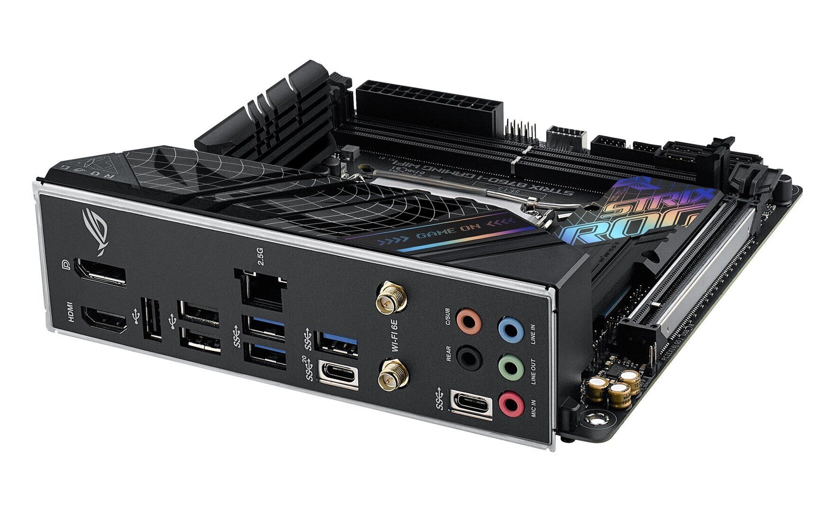 Asus, ROG STRIX B760-I GAMING WIFI, Mini ITX, LGA1700, DDR5 hinta ja tiedot | Emolevyt | hobbyhall.fi