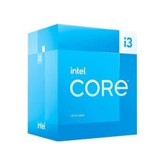 Intel Core i3-13100F, 3,4 GHz, 12 Mt, LGA1700 hinta ja tiedot | Prosessorit | hobbyhall.fi