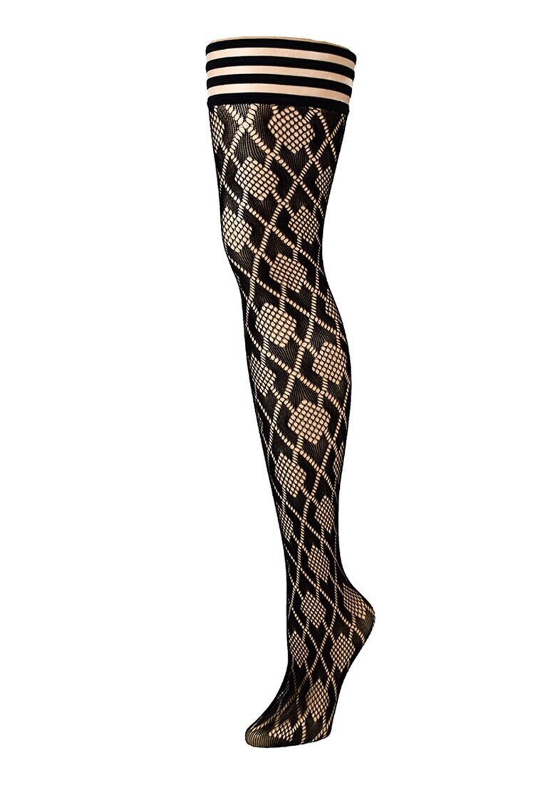 Kixies Michelle Large Net Fishnet Stay Up Thigh Highs