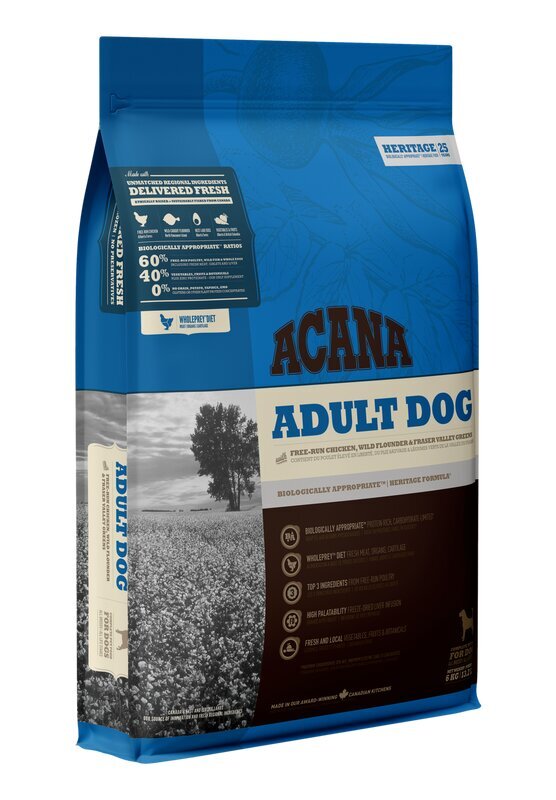 Acana kuivaruoka aikuisille koirille Adult Dog, 2 kg hinta ja tiedot | Koiran kuivaruoka | hobbyhall.fi