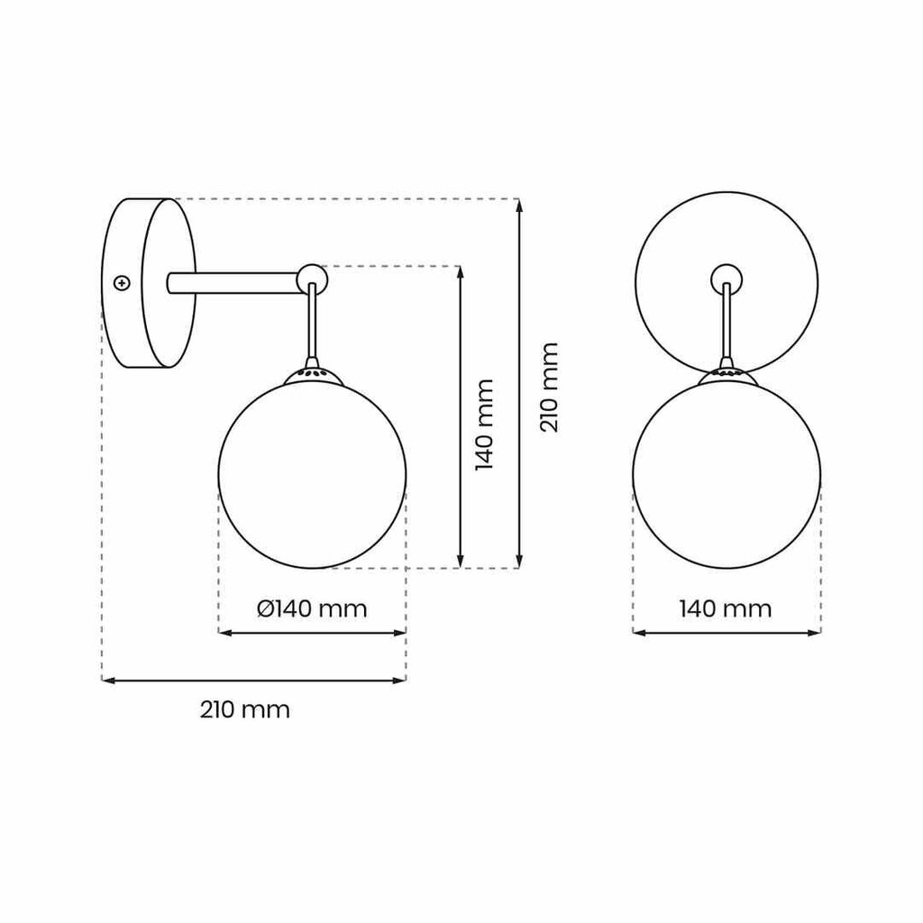 Milagro seinävalaisin Reflex hinta ja tiedot | Seinävalaisimet | hobbyhall.fi