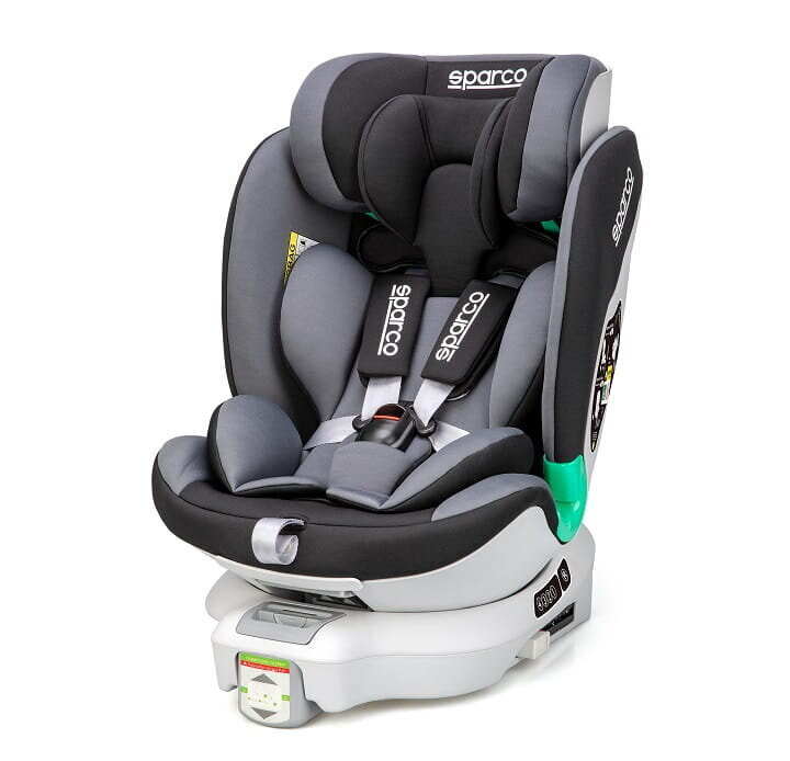 Sparco , lasten turvaistuin, 9-25kg, harmaa, AKSFSK6000IGR hinta ja tiedot | Turvaistuimet | hobbyhall.fi