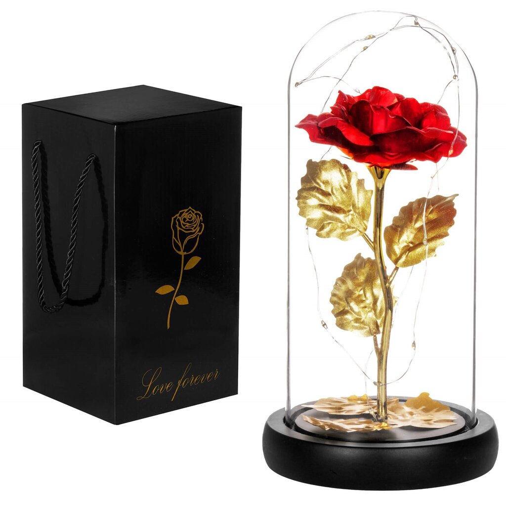 Ikuinen ruusu lasissa Springos HA5160 hinta ja tiedot | Kestoruusut | hobbyhall.fi
