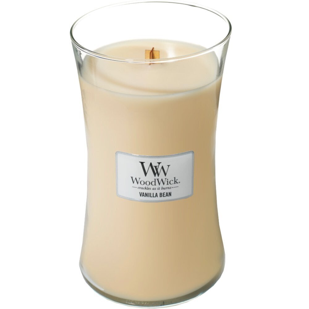 WoodWick Vanilla Bean tuoksukynttilä 609,5 g hinta ja tiedot | Kynttilät ja kynttilänjalat | hobbyhall.fi