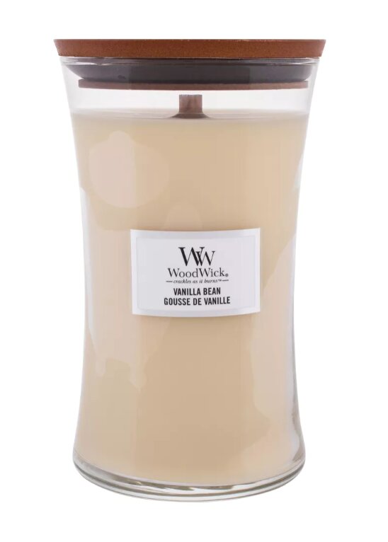 WoodWick Vanilla Bean tuoksukynttilä 609,5 g hinta ja tiedot | Kynttilät ja kynttilänjalat | hobbyhall.fi