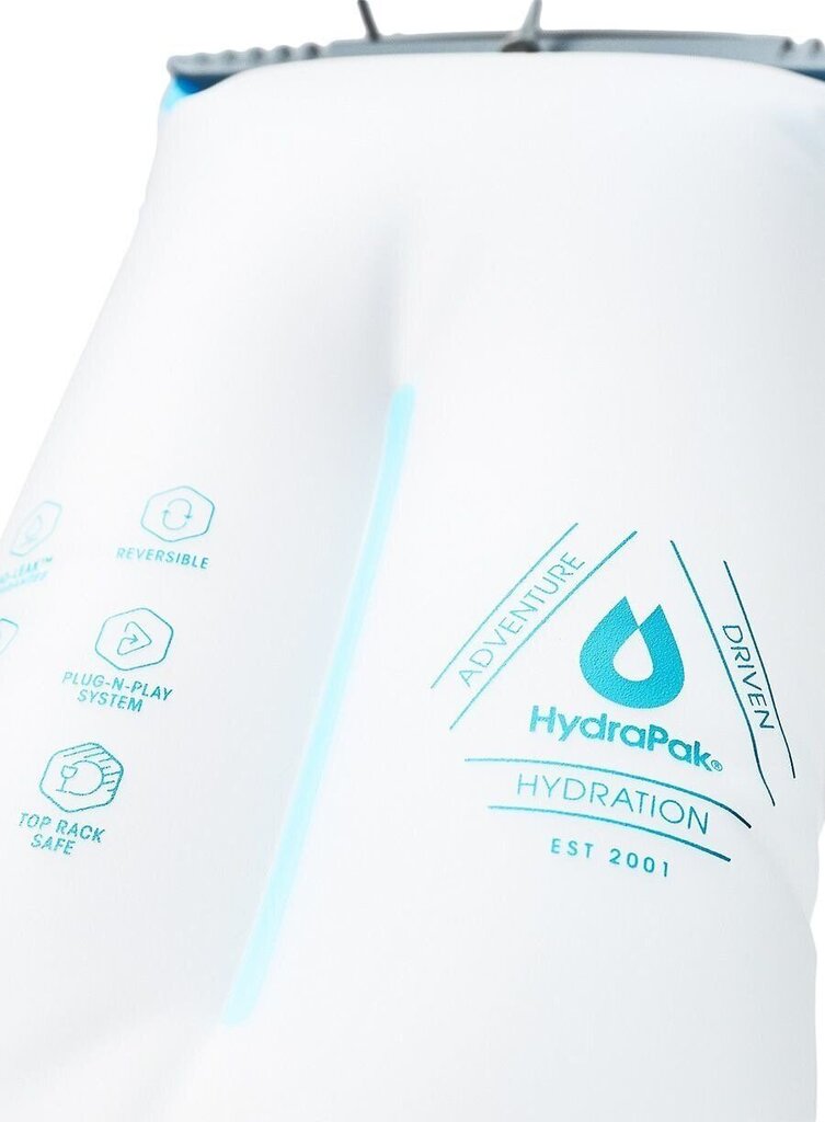 HydraPak Shape-Shift, 2000 ml, läpinäkyvä vesipussi hinta ja tiedot | Muut retkeilyvarusteet | hobbyhall.fi