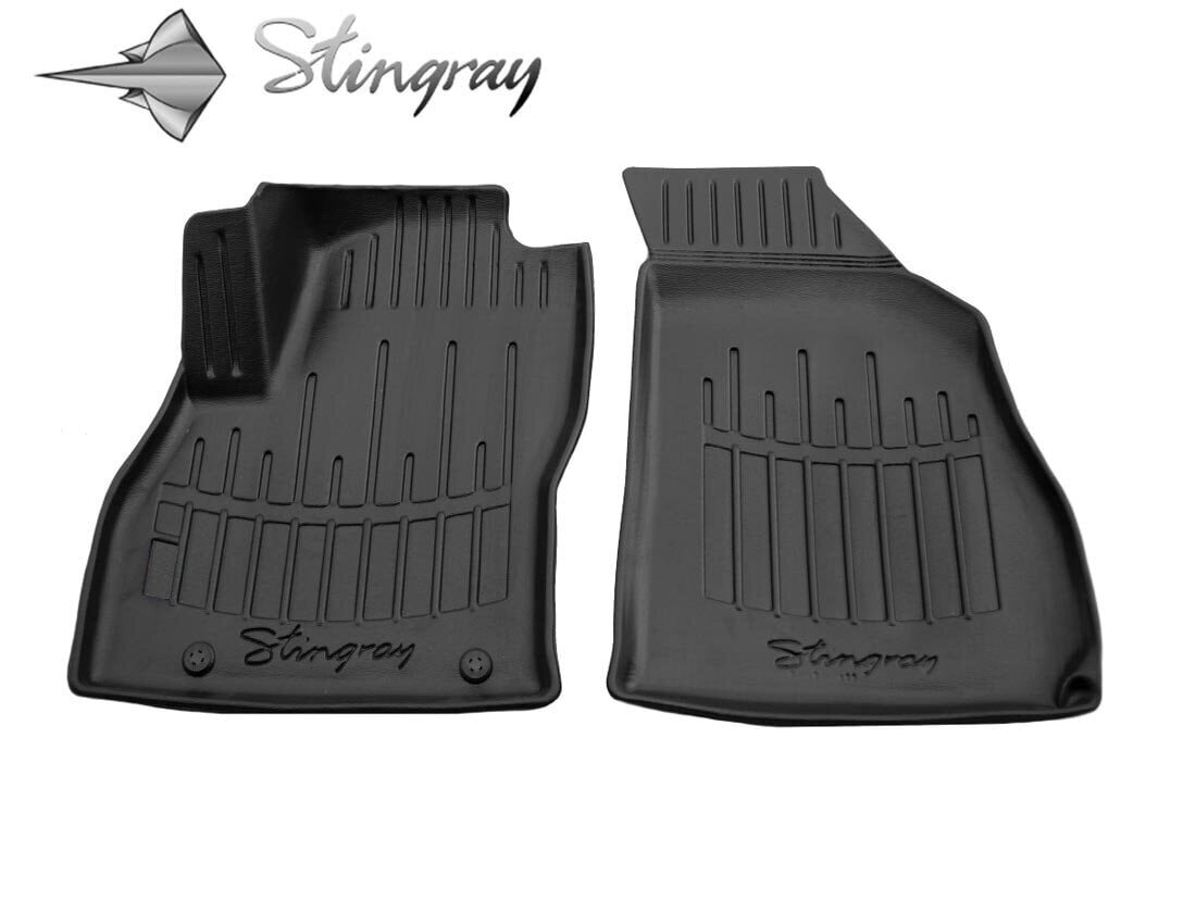 Stingray™ 3D -matot FIAT Fiorino III 2008-2021, 2 kpl musta /5006032 hinta ja tiedot | Auton kumimatot | hobbyhall.fi