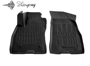 Stingray™ 3D -matot FIAT Doblo 2010->, 2 kpl (edessä) musta/5006012 hinta ja tiedot | Auton kumimatot | hobbyhall.fi