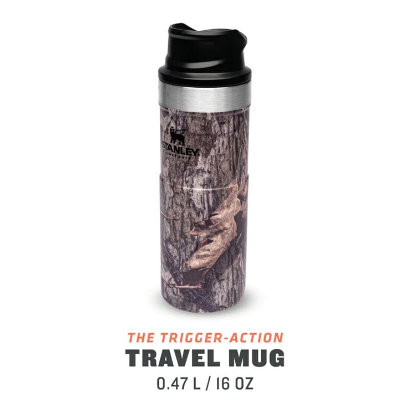 Termosmuki Trigger-Action Travel Mug Classic 0,47 l Country Mossy Oak hinta ja tiedot | Termoskannut ja termosmukit | hobbyhall.fi