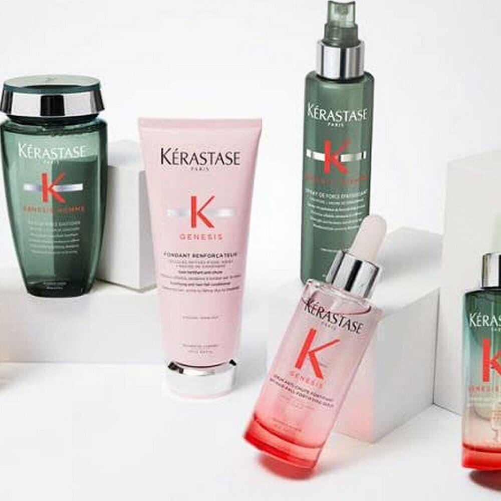 Kerastase Genesis Homme seerumi hiestenlähdön ehkäisyyn, 90 ml hinta ja tiedot | Naamiot, öljyt ja seerumit | hobbyhall.fi