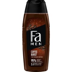 Miesten suihkugeeli Fa Men Body&Hair Shower Gel 2in1 Coffe Burst, 400 ml hinta ja tiedot | Suihkusaippuat ja suihkugeelit | hobbyhall.fi