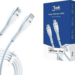 USB-kaapeli 3mk Hyper Silicone Cable Lightning 20W 1m hinta ja tiedot | Puhelinkaapelit | hobbyhall.fi