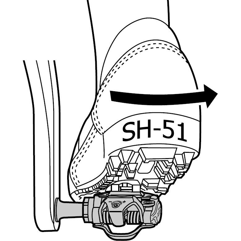 Levyt polkimille Shimano SPD SM-SH51 hinta ja tiedot | Muut polkupyörän varaosat | hobbyhall.fi